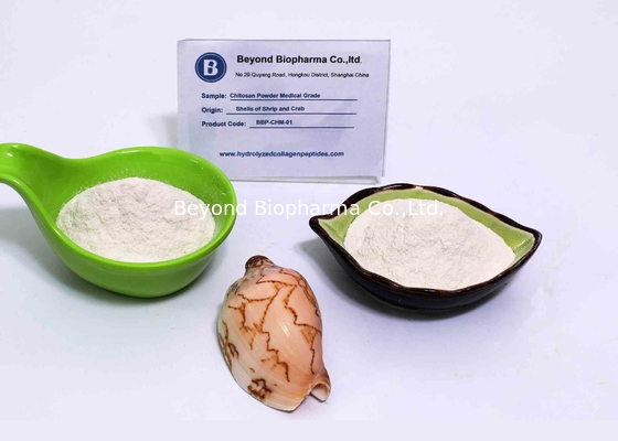 Y tế lớp tinh khiết Chitosan bột cho thuốc ứng dụng tốt Flowability có sẵn
